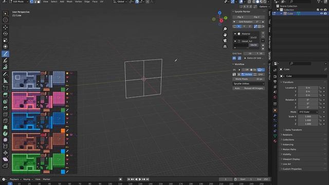 Du "Pixel Art 3D" avec Blender ? Modélisez des décors rétro avec SpryTile смотреть онлайн