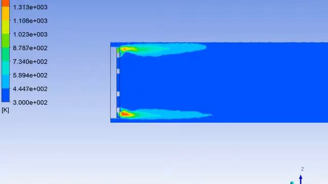 Fluent combustion chamber simulation 2 смотреть онлайн