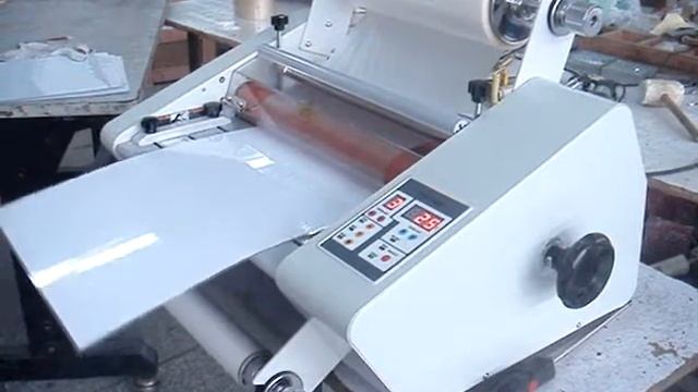 DH 360 roll laminator double side lamination demonstration смотреть онлайн