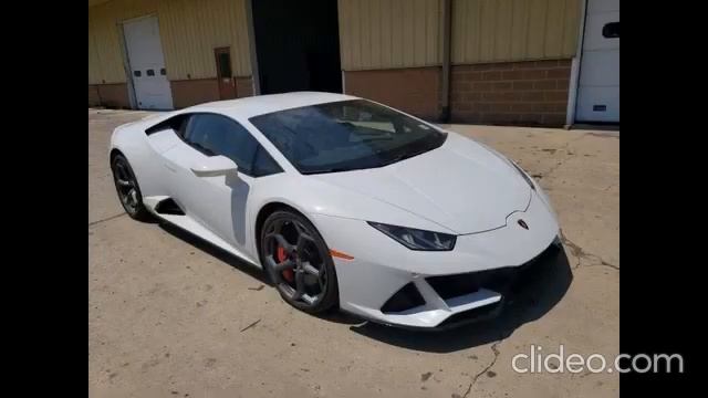 FLOOD !!! VIN: ZHWUF4ZF4LLA13040 2020 Lamborghini Huracan Evo смотреть онлайн