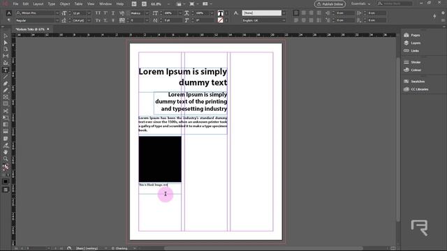 Membuat Kolom Teks di Adobe InDesign смотреть онлайн
