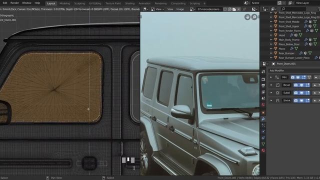 Blender 2.8 Car Modeling Tutorial - Part 62 (Body Glasses) смотреть онлайн
