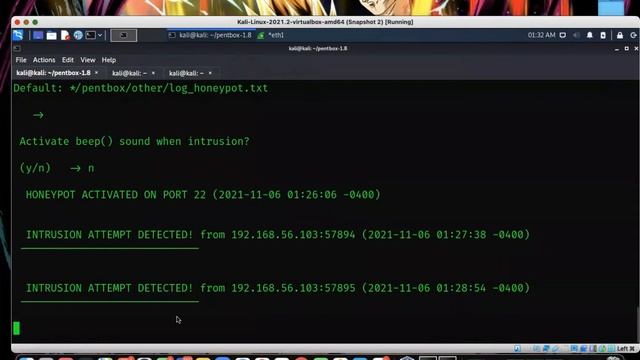 Honeypot Tutorial using Pentbox смотреть онлайн