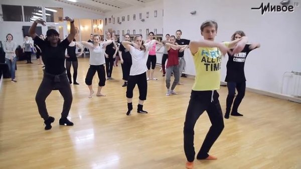 Урок движения. Freestyle jazz . Geraldine Armstrong (Франция)