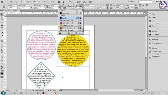 16. Adobe InDesign Tutorials: Exercises Text and Object - Khmer Computer Knowledge смотреть онлайн