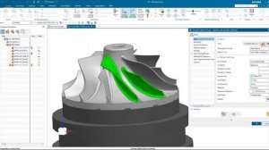 NX CAM 5Axis Mill Multi Blade with Impeller