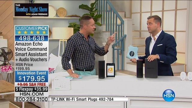 Amazon Echo Voice Command Smart Assistant + Vouchers смотреть онлайн