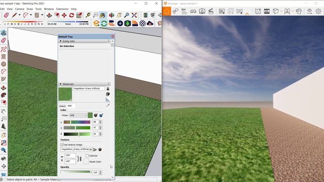 Enscape Realistic Grass Tutorial