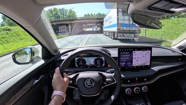 NEW Skoda Superb Laurin & Klement 4x4 2024 [2.0 TDI 193hp] |0-100| POV Test Drive #2043 Joe Black смотреть онлайн