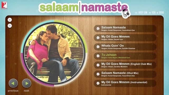 Salaam Namaste Audio Jukebox | Full Song Audio | Vishal & Shekhar, Jaideep Sahni | Sonu Nigam, Shaa