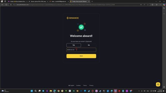 Верификация на Binance в 2025 по заграннику. 2 недели PRO MOONBOT бесплатно