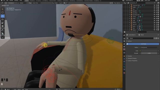 Blender - Make Joke of project in Hindi I Set Scene with Characters Part -15 смотреть онлайн