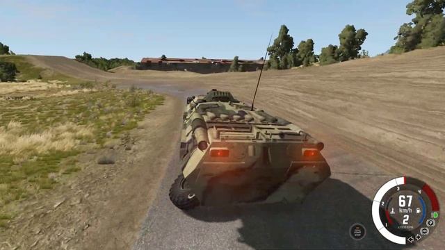 BeamNG.drive - BTR-80 1986 - Car Show Test Drive Crash . 4K 60fps. смотреть онлайн