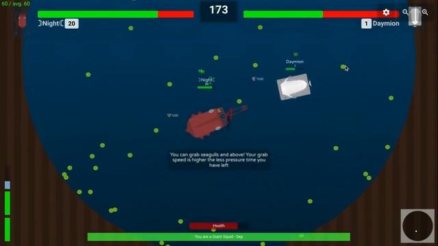 Giant Squid 1v1 GOD Mode - deeeep.io смотреть онлайн