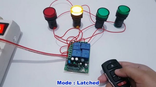 Setting Wireless Relay 4Channel || Remote Relay Switch 433Mhz || Relay 4Channel