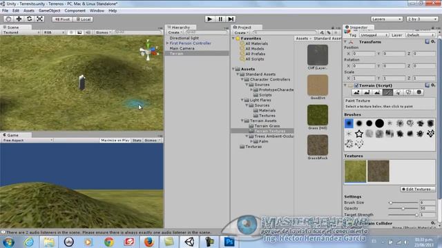 07 - Agregando Texturas a Nuestro Terreno (Unity) смотреть онлайн