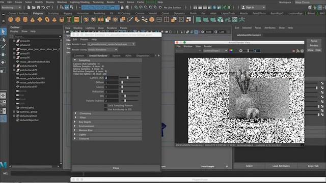 Ambient Occlusion Rendering - MAYA 2017 and ARNOLD смотреть онлайн