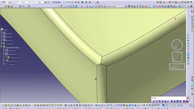 CATIA V5 nâng cao: Hướng dẫn xử lý fillet góc chữ A смотреть онлайн