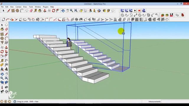 Tutorial Manual and Plugin Create Stair - Tutorial Sketchup смотреть онлайн