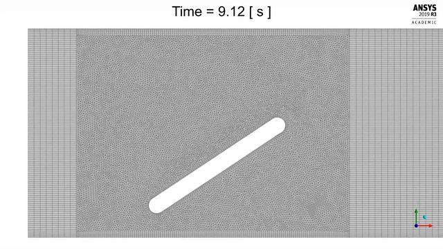 Ansys Fluent: Flow Around A Mechanically Controlled Door: Mesh Animation смотреть онлайн