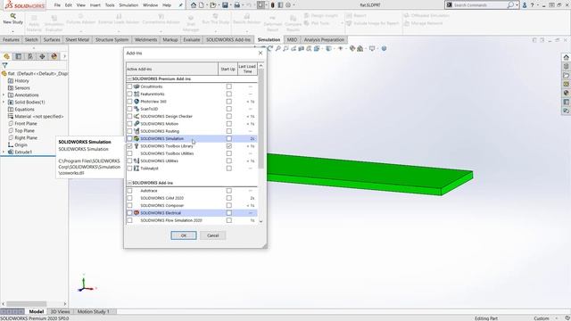 How to Turn on SOLIDWORKS Simulation смотреть онлайн