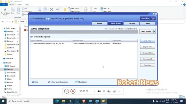 DataNumen Zip Repair смотреть онлайн
