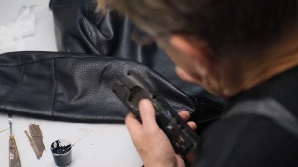Реставрация кожаной куртки