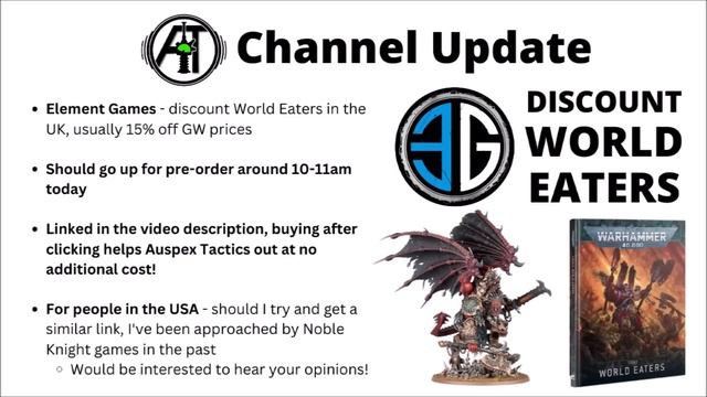 Huge Milestones - Thank You Everyone! Auspex Tactics Channel Update February смотреть онлайн