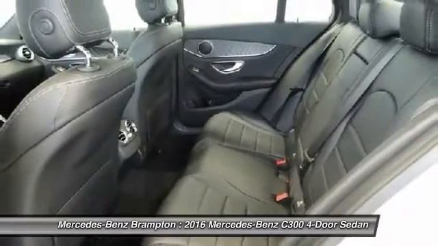 2016 Mercedes-Benz C300 Brampton ON 16MB155 смотреть онлайн