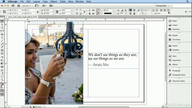 Adobe Indesign CS6 Tutorial - 8 Working with Graphics смотреть онлайн
