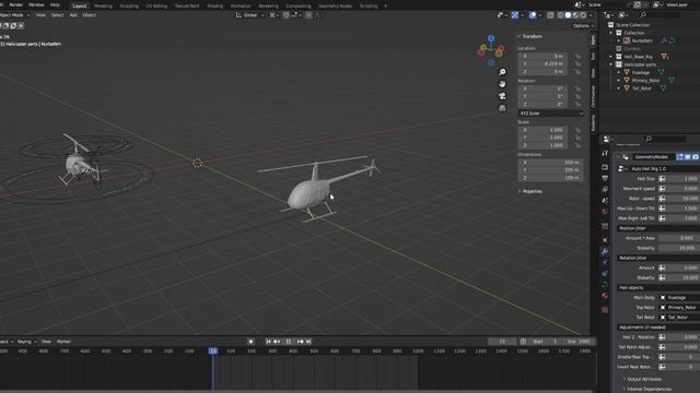 auto Heli rig 1.0 Geometry node смотреть онлайн