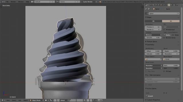 Blender Tutorial: Ice Cream Cone смотреть онлайн