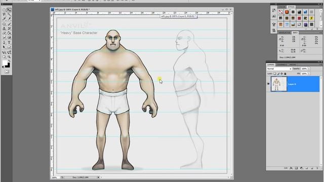 Preparing Character Model Sheets or reference images. смотреть онлайн