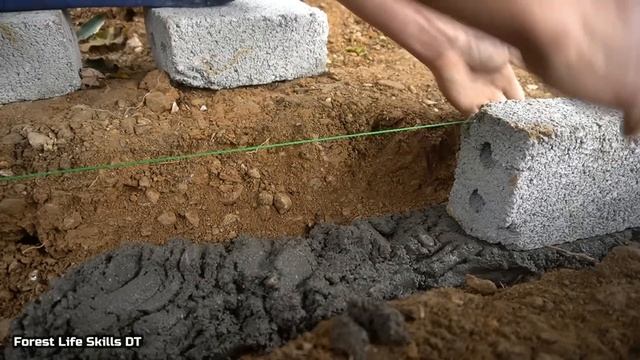 Construction of the wooden factory foundation, The process of building a farm in a new location смотреть онлайн