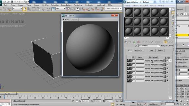3d Max - Çoklu Material Kaplama (3d max tutorial) смотреть онлайн