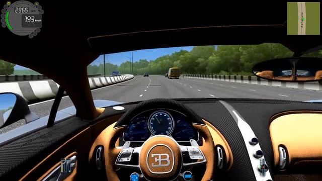 City Car Driving - Bugatti Chiron смотреть онлайн
