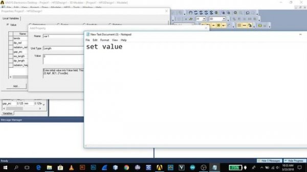 ANSYS ELECTRONICS DESKTOP (HFSS) tutorial