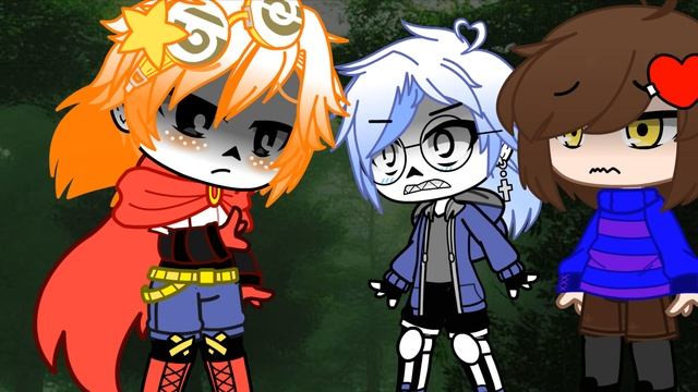 if your so mature now?||meme||sans and papyrus angst||player||Undertale||gacha club смотреть онлайн