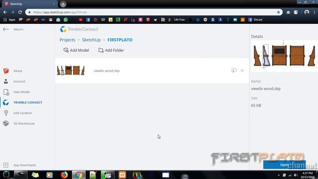 Create New 2D Model and Folder in Google SketchUp Free - Web 3D Modeling - www.firstplato.com 2018 смотреть онлайн