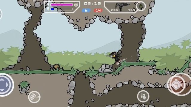 Mini Militia Doodle Army 2 Team Deathmatch Gameplay Video
