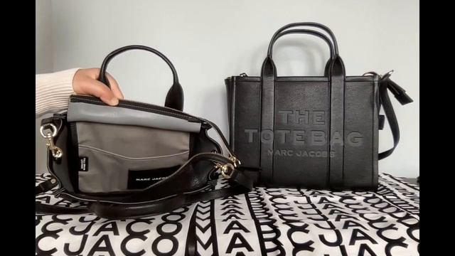 Marc Jacobs Small(or Medium) Tote Bags Double Unboxing Comparison With Mini Tote