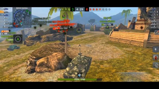 ИС-7 - хороший танк для новичка! Tanks Blitz смотреть онлайн