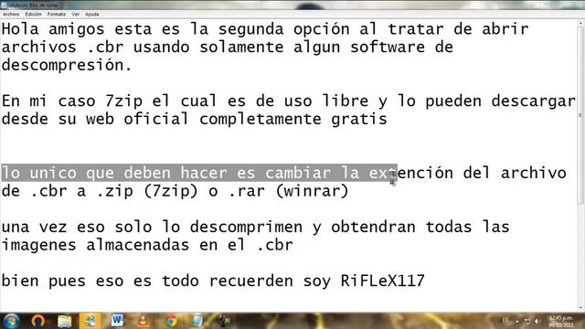 Abrir archivos .cbr con Winrar o 7zip.mp4 смотреть онлайн