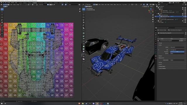 How to - Texture baking between uv maps In Blender for Rocket League decals смотреть онлайн