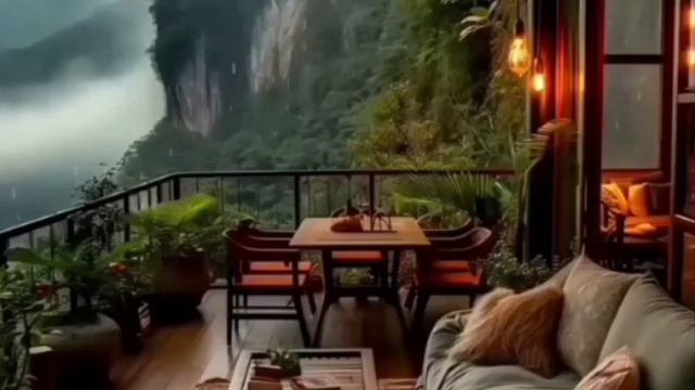 Fall Asleep With The Soothing Sounds Of Rain And Thunder | ASMR, Relax with Rain Sounds😇 смотреть онлайн