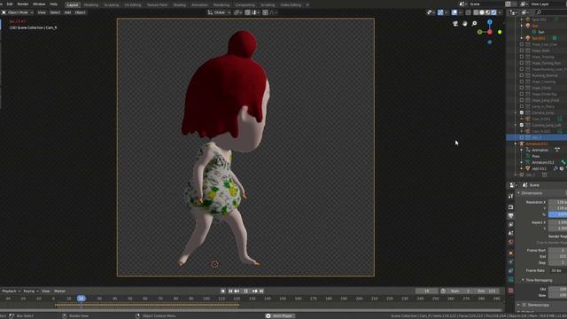 Animation and Rigging Mock-up Zbrush to Blender to Mixamo to Blender смотреть онлайн
