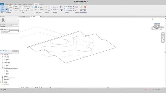 كتلة كيرفي على ريفيت | Curvy Roof on Curvy Walls in Revit смотреть онлайн