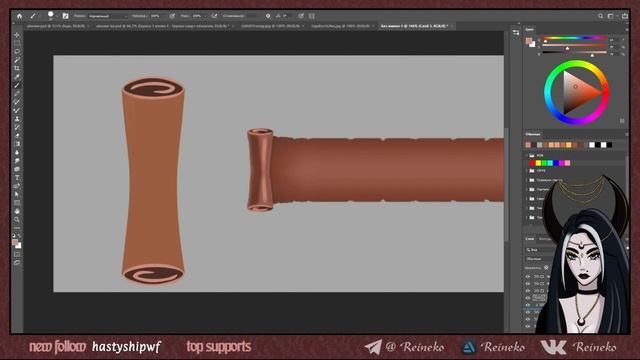 Working on promo-art for the game The Braves🌸Telegram: @Reineko🌸Arstation - Reineko смотреть онлайн