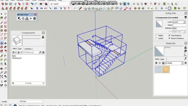 Sketchup extension - MF stair tools смотреть онлайн
