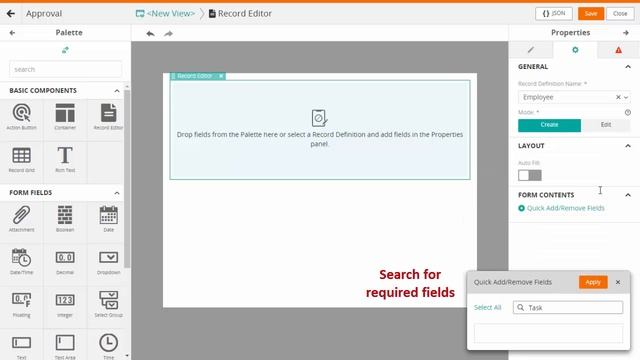 BMC Helix Innovation Studio - Using record editor in a view смотреть онлайн